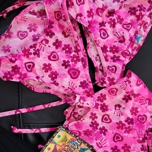 MUDD Kids Swimsuit 2 pc Swimsuit NWT 10 Pink